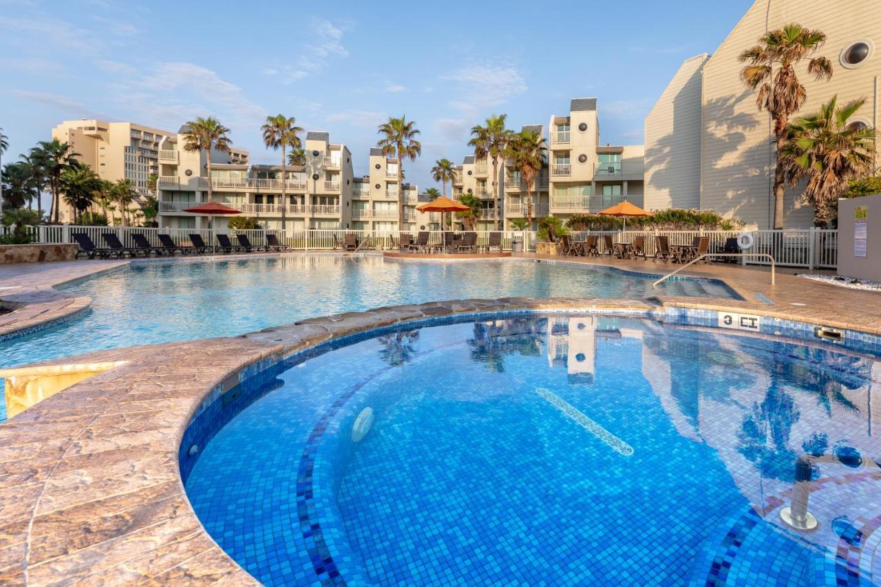 The Ocean Waves Are Calling! Relaxing Setting With Pool View In Beachfront Resort South Padre Island Exterior photo